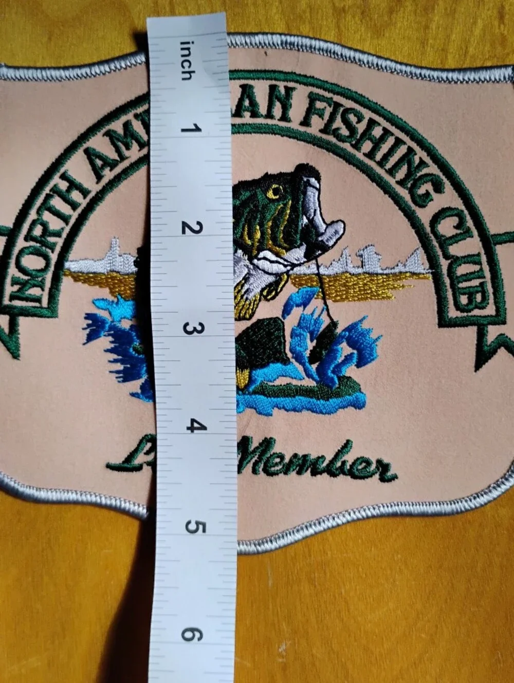 Vintage North American Fishing Club Life Member Bundle -Large Patch & Keytag NOS